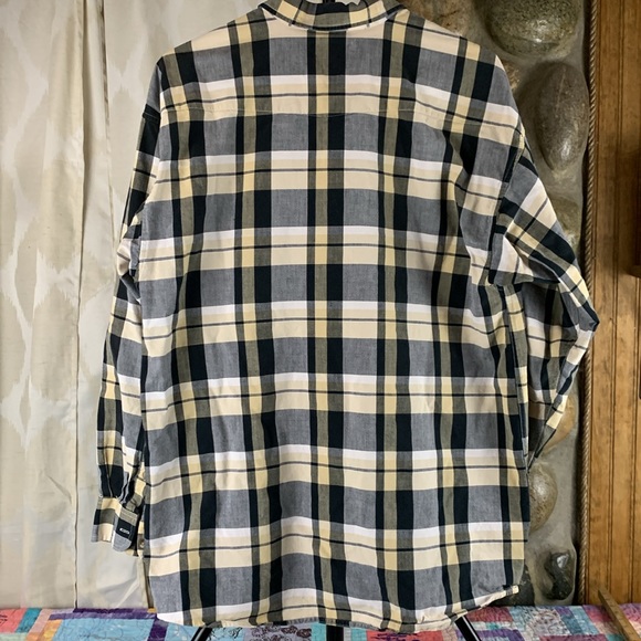 Panhandle Slim Men’s Large Long Sleeve Plaid Western Button Down Shirt - Picture 6 of 12